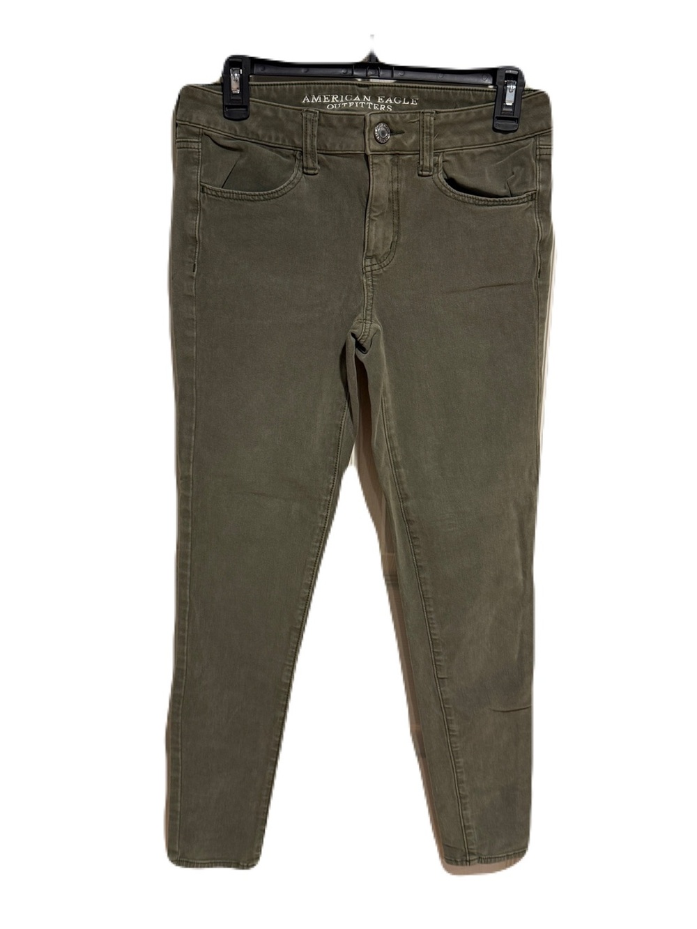 American Eagle Outfitters Women's Skinny Jeans in Olive